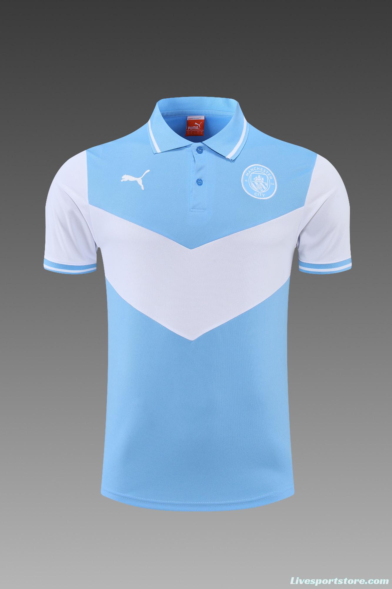 Manchester City POLO kit blue and white (not sold separately)