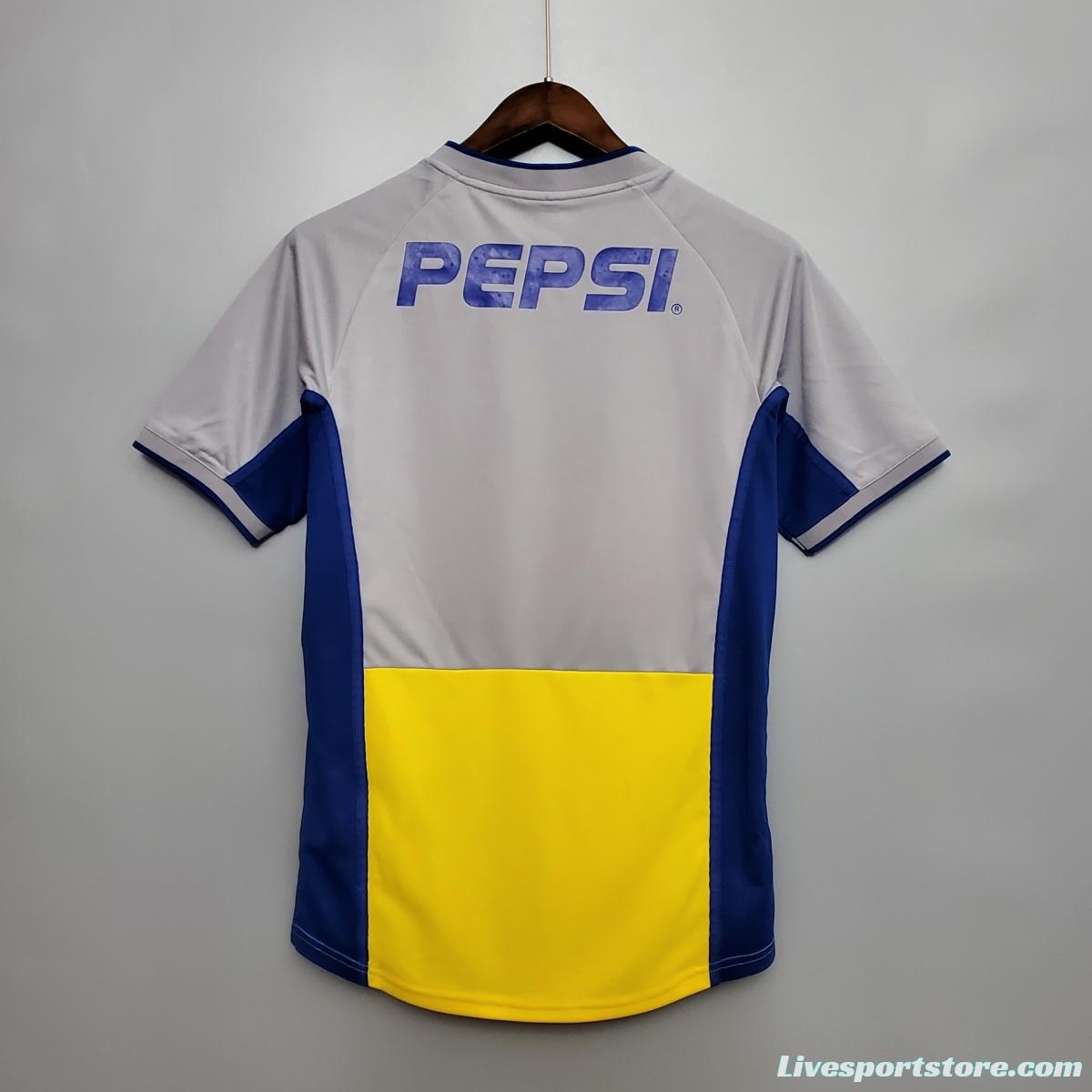 Retro Boca Juniors 2002 away Soccer Jersey