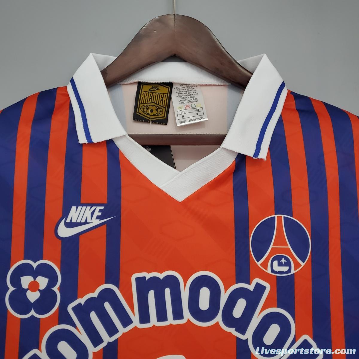 Retro PSG 93/94 home Soccer Jersey