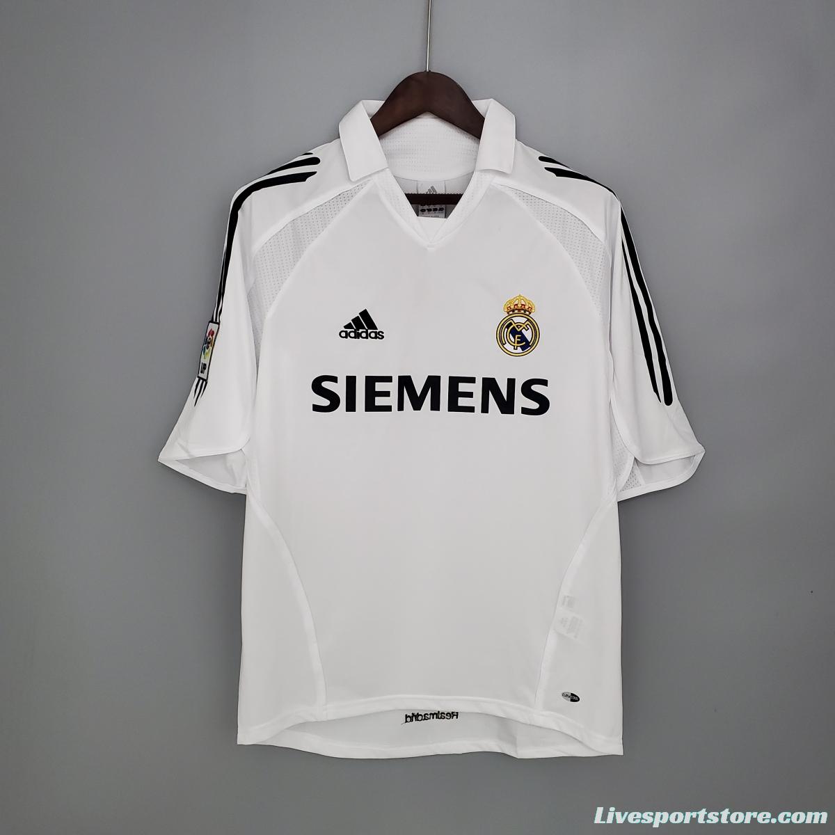 Retro Real Madrid 05/06 home Soccer Jersey