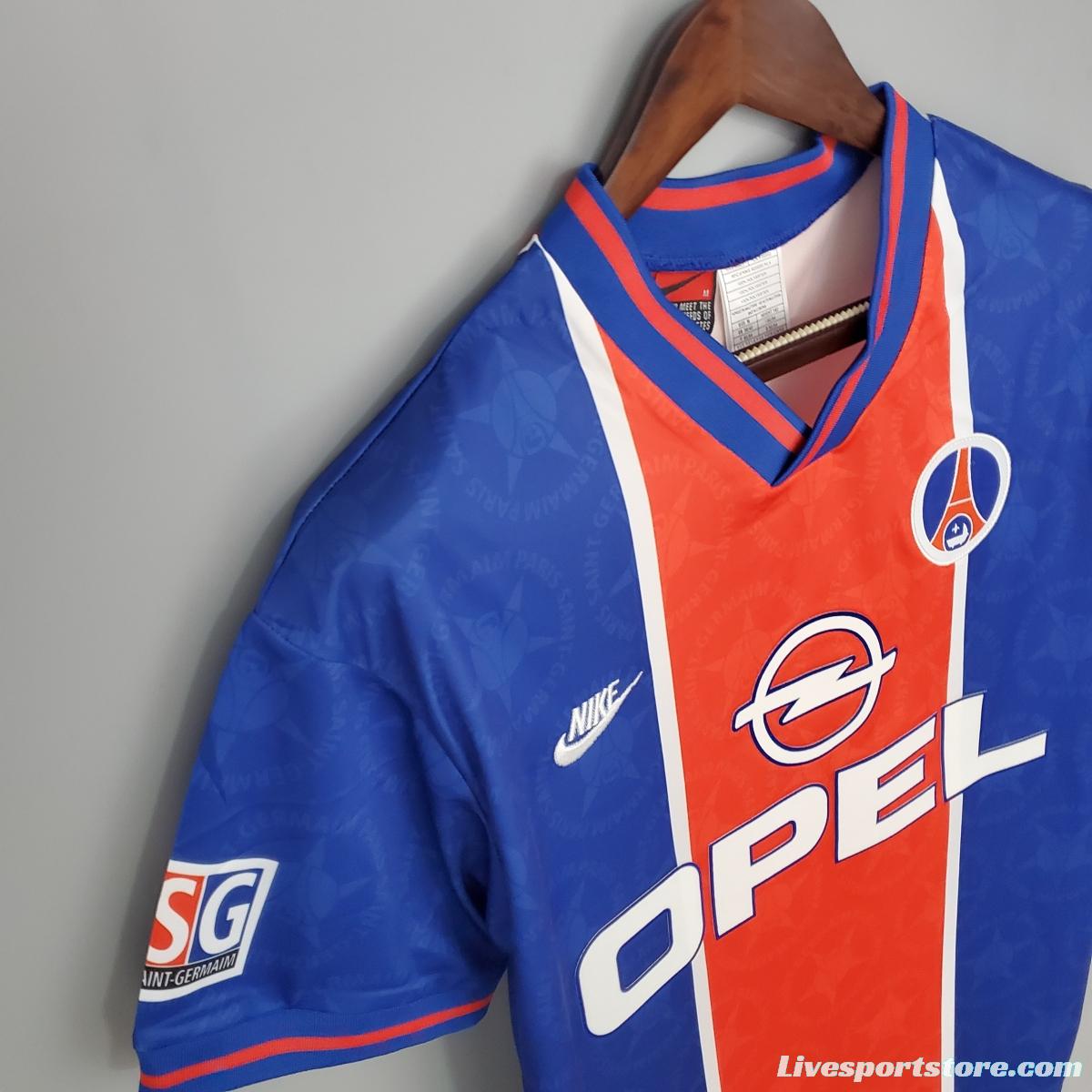 Retro PSG 95/96 home Soccer Jersey