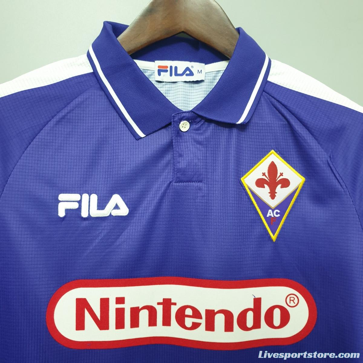 Vintage Fiorentina 1998 home Soccer Jersey