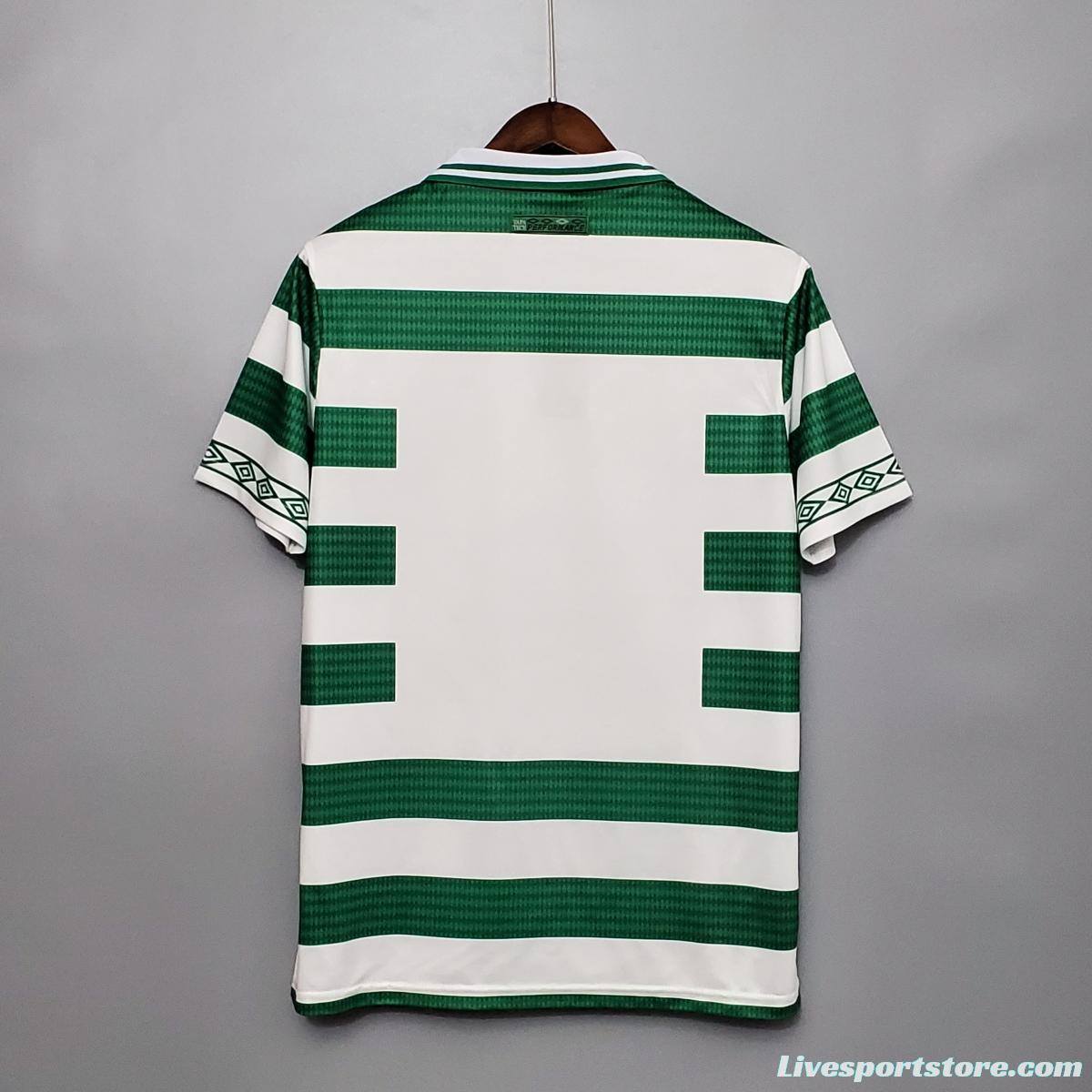 Retro 98/99 Celtic home Soccer Jersey