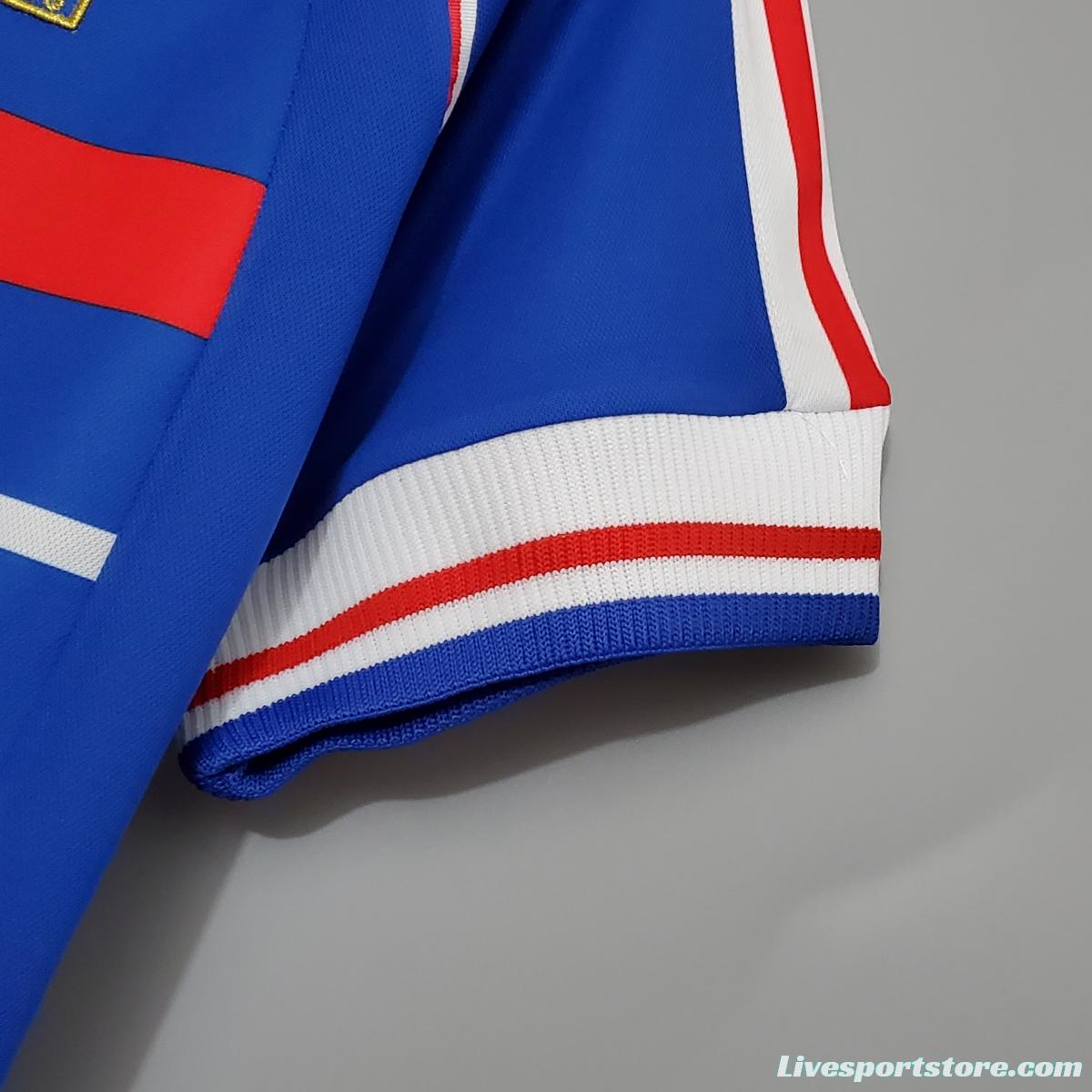 Retro 1998 France home Soccer Jersey