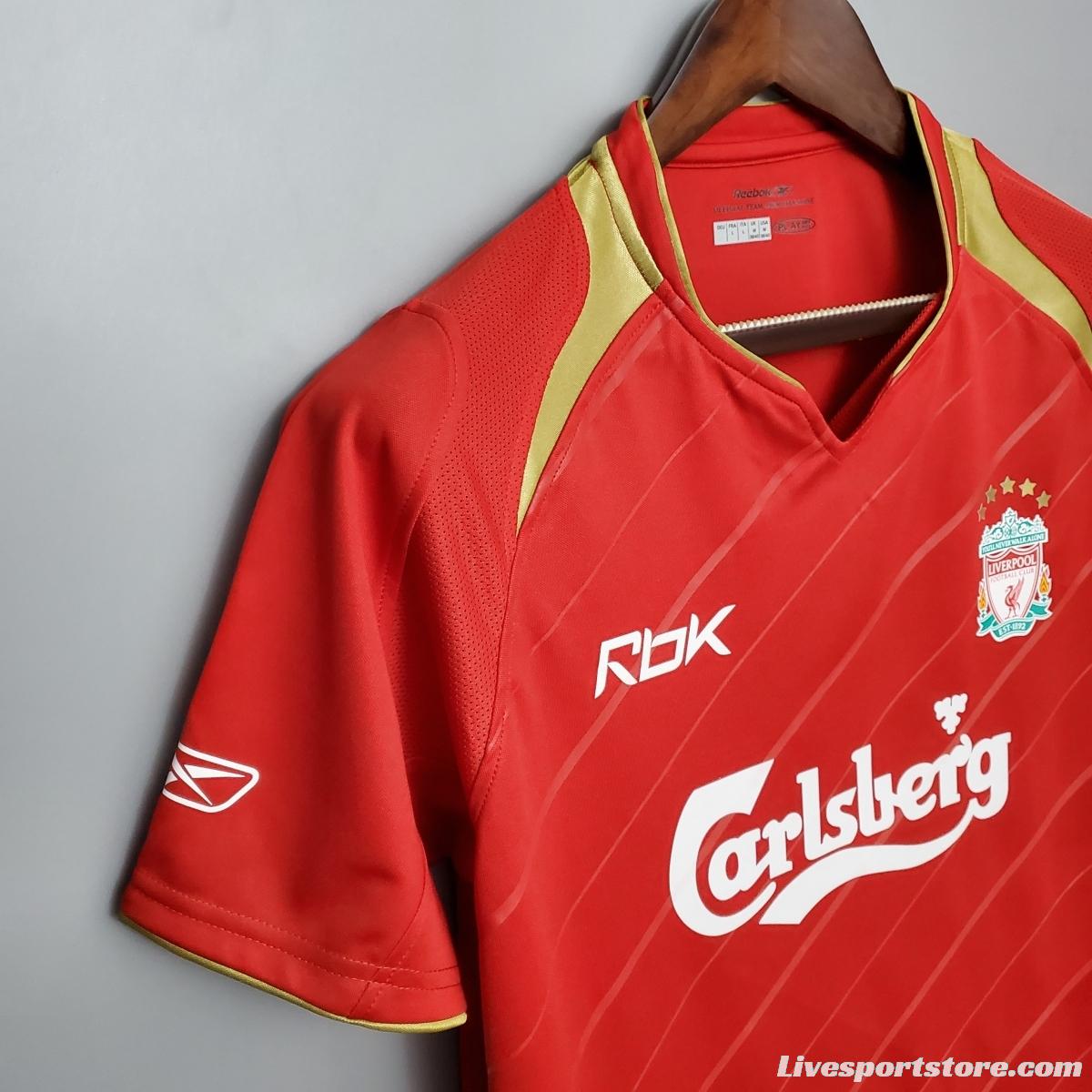 Retro 05/06 Liverpool home Soccer Jersey