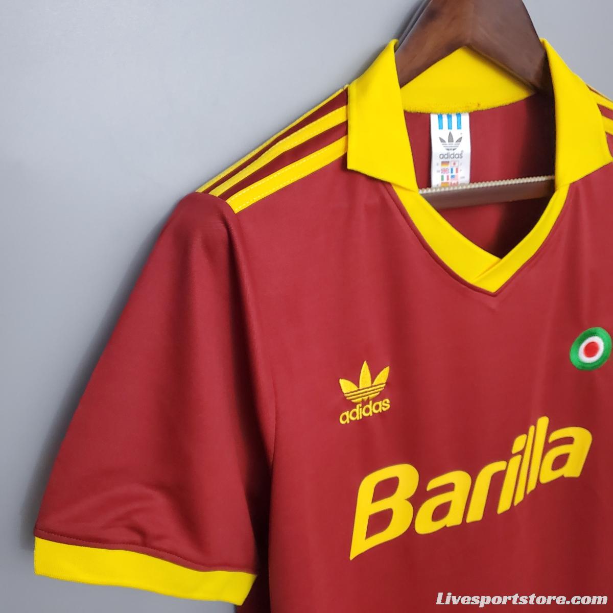 Retro Roma 91/92 home Soccer Jersey