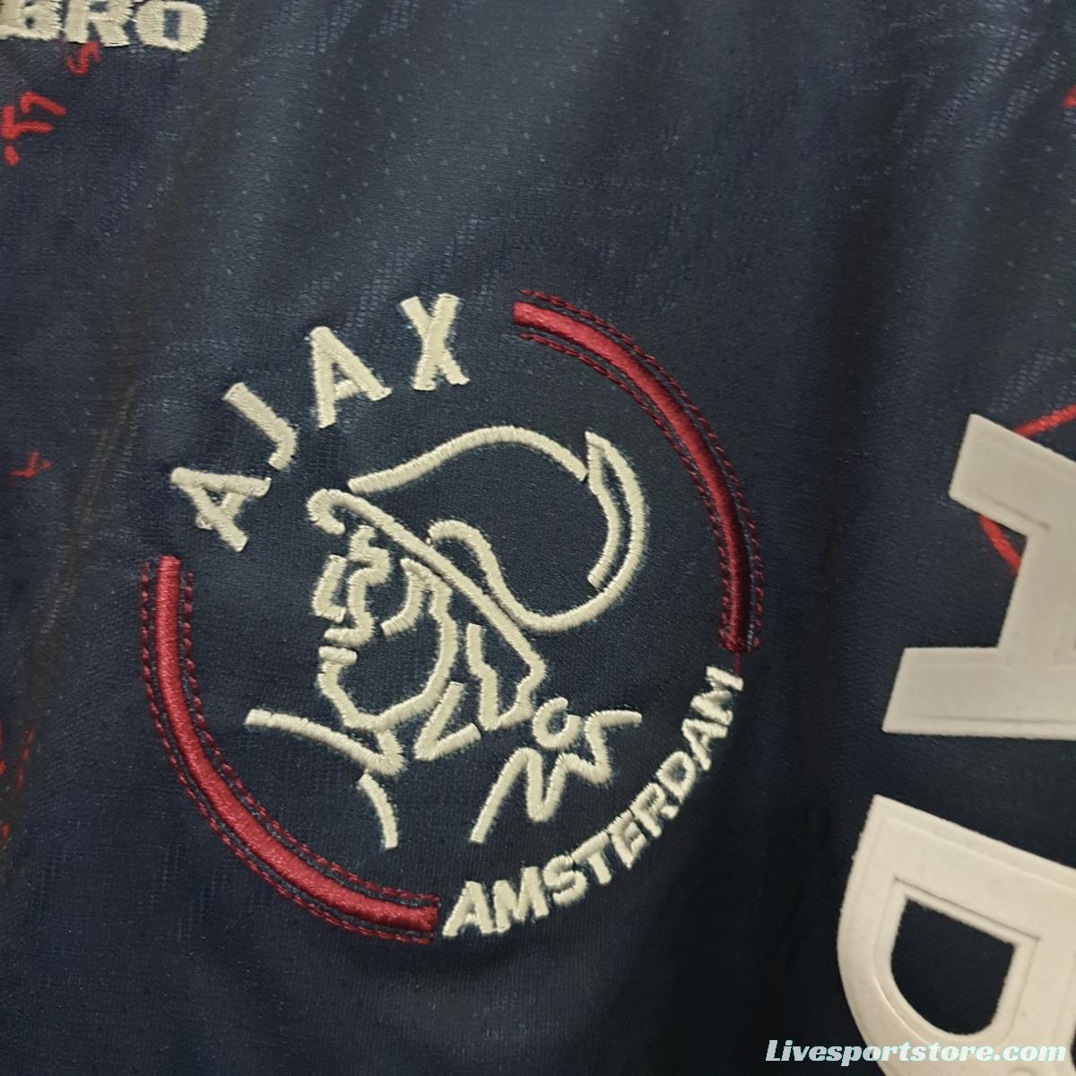 Ajax 1995 retro shirt away Soccer Jersey