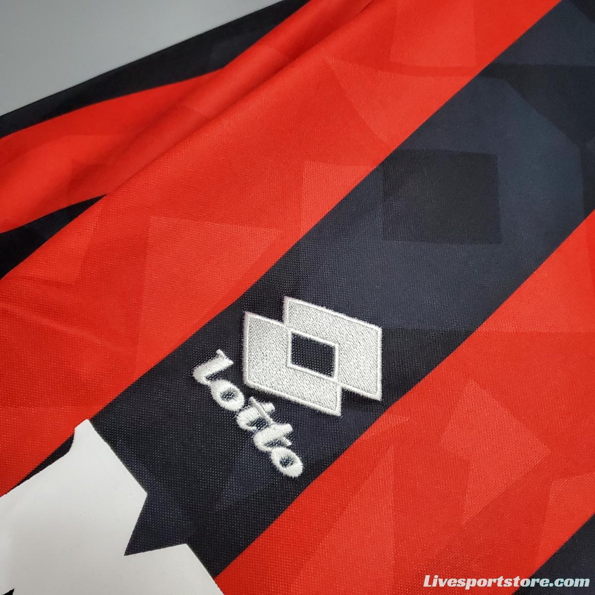 Retro 93/94 AC Milan home Soccer Jersey