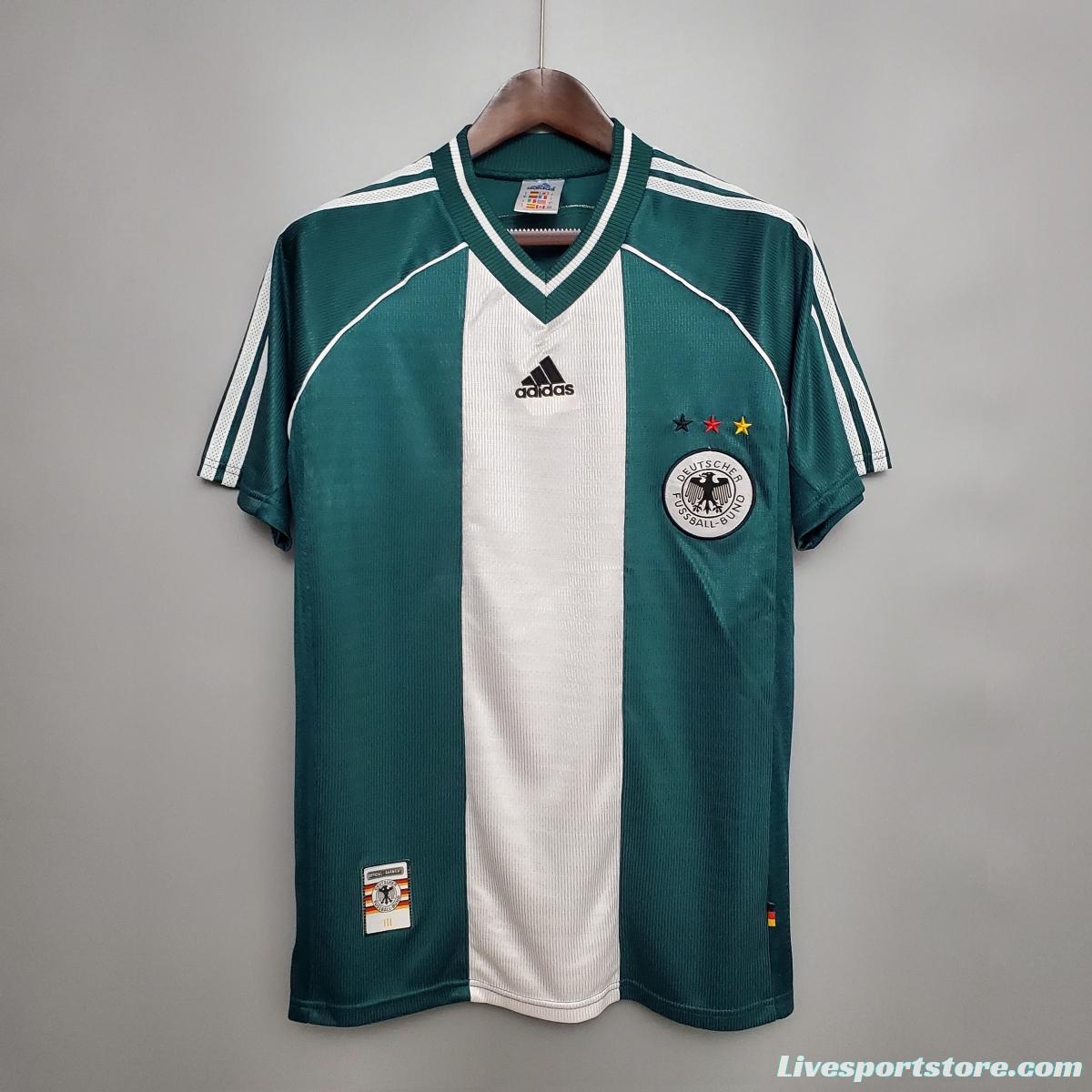 Retro 1998 Germany away Soccer Jersey