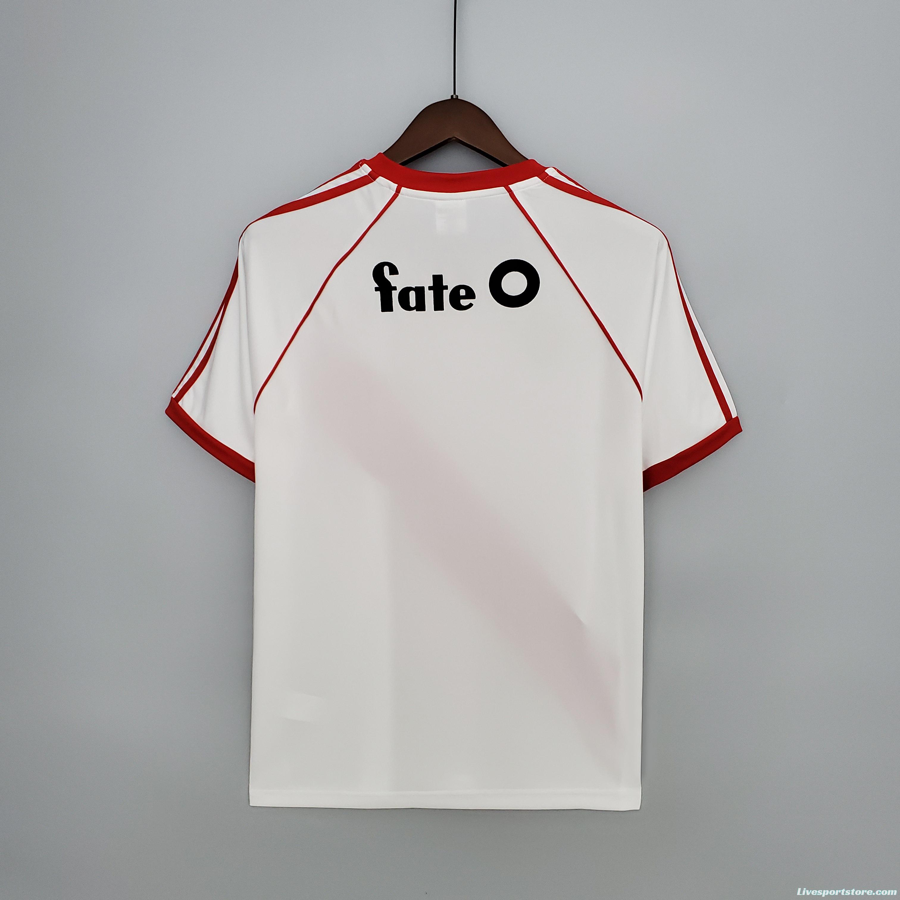 Retro 1986 River Plate home Soccer Jersey