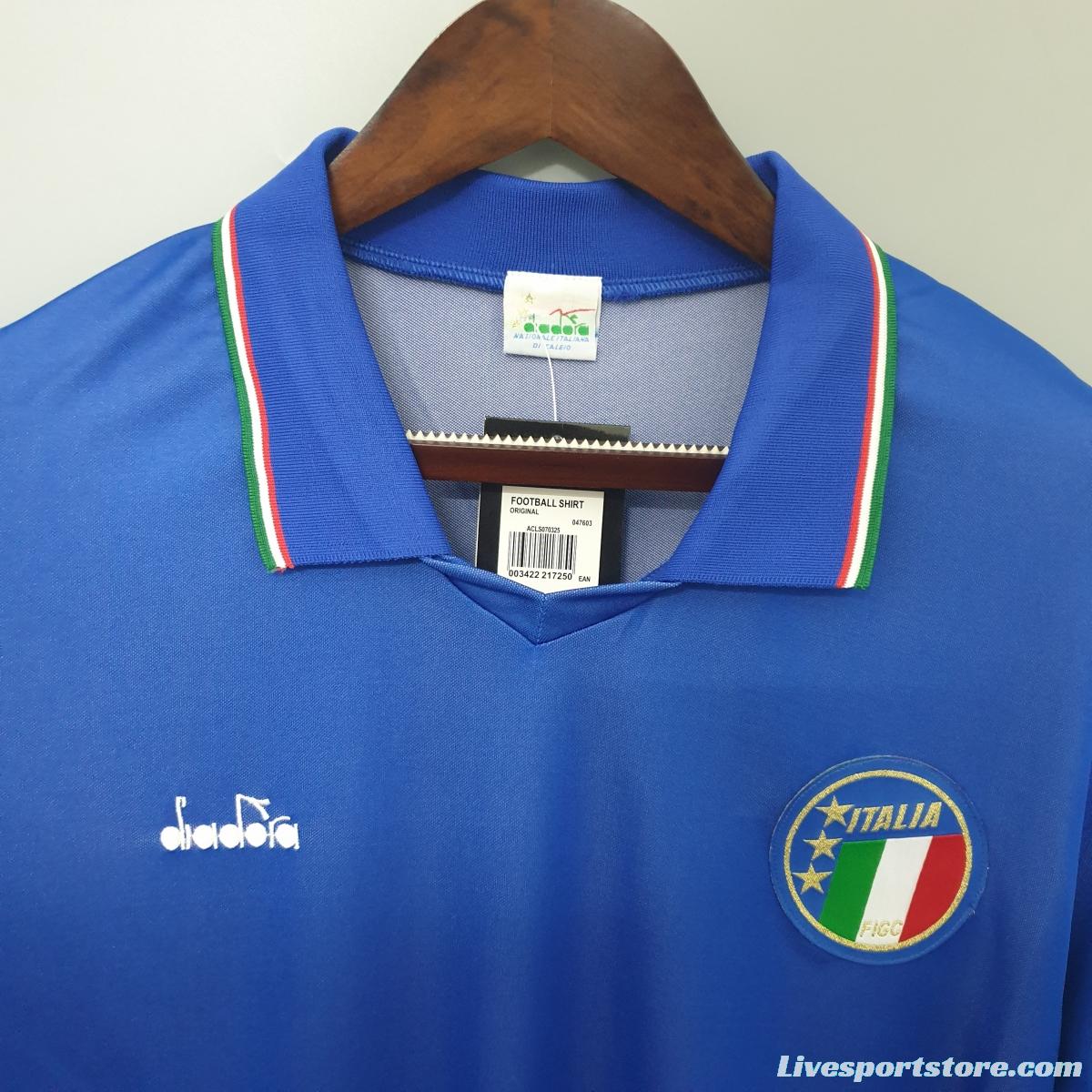 retro shirt Italy 1990 home Soccer Jersey