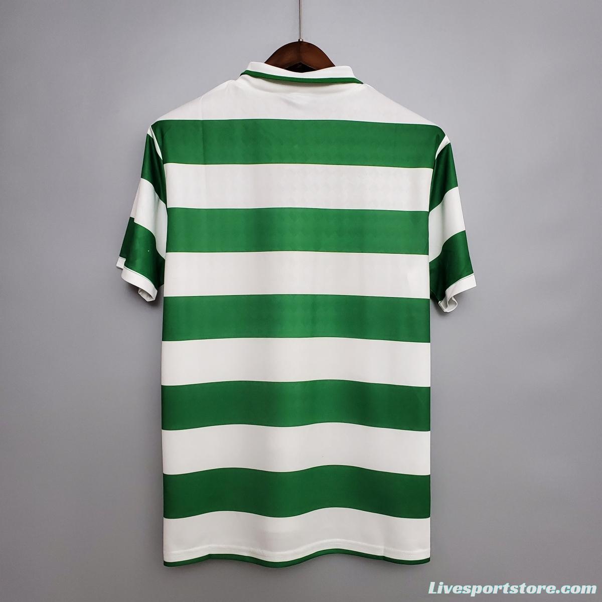 Retro 87/89 Celtics home Soccer Jersey