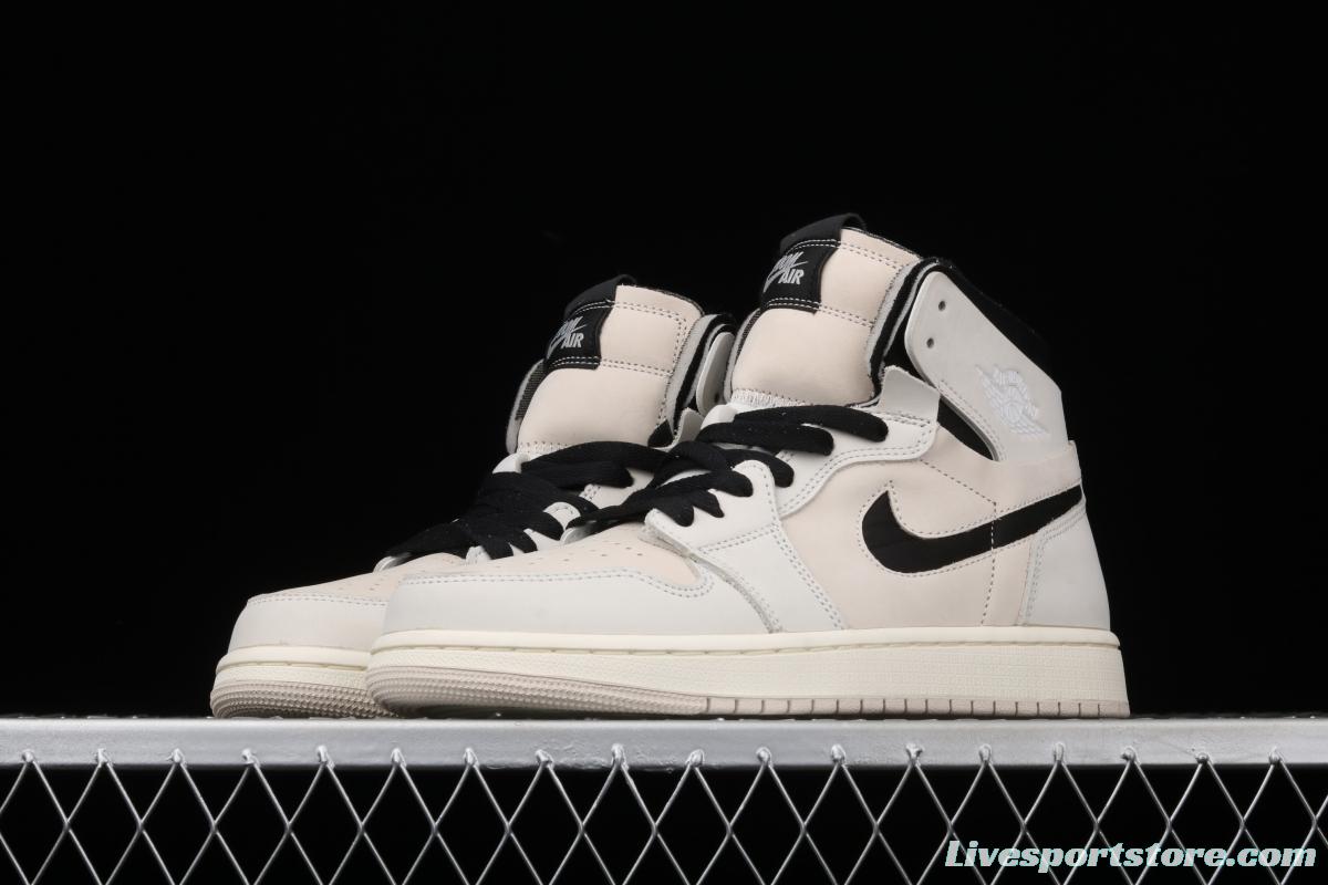 Air Jordan 1 Zoom Air CMFT Summit White Pearl Milk Tea Rice White CT0979-100