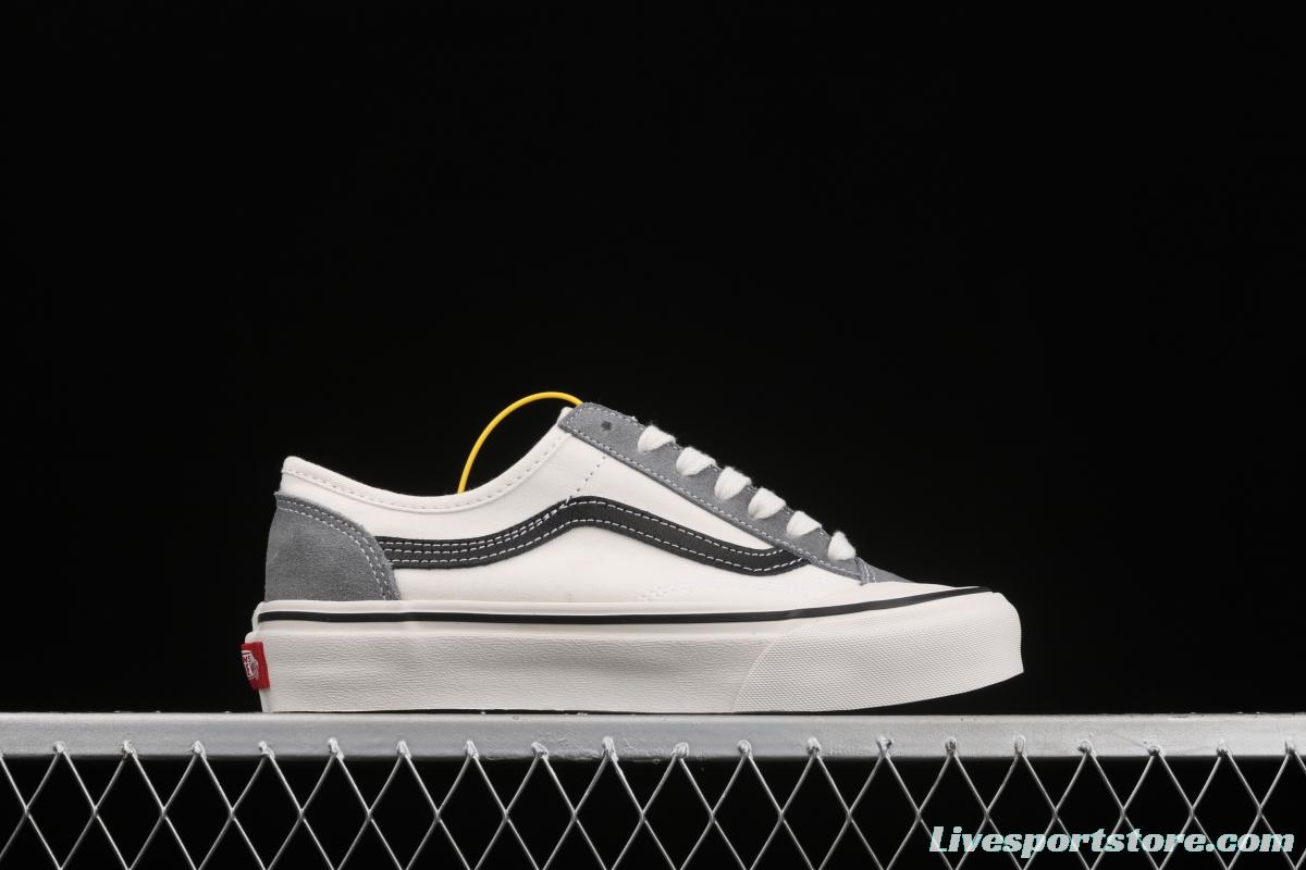 Vans Style 36 million half-moon head gray Oreo low-top canvas board shoes VN0A4BVAK11