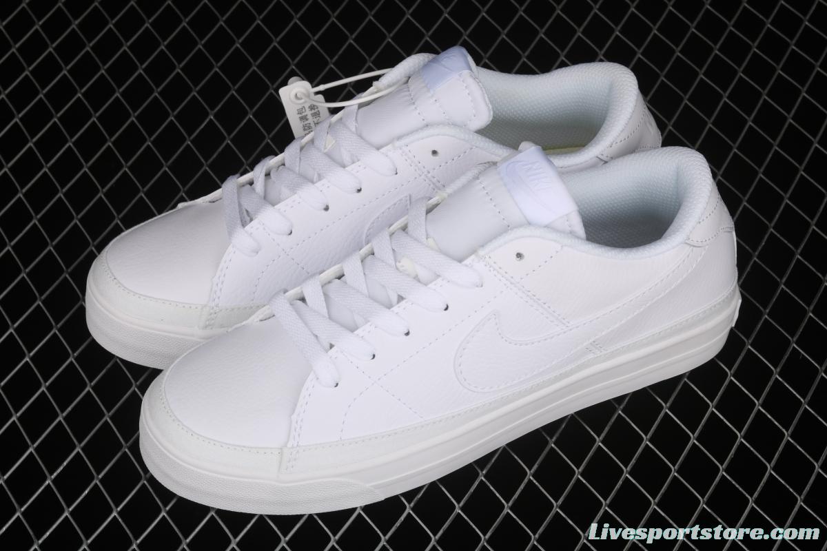 NIKE Court Legacy classic retro leather surface fashion street sports board shoes DA5380-104