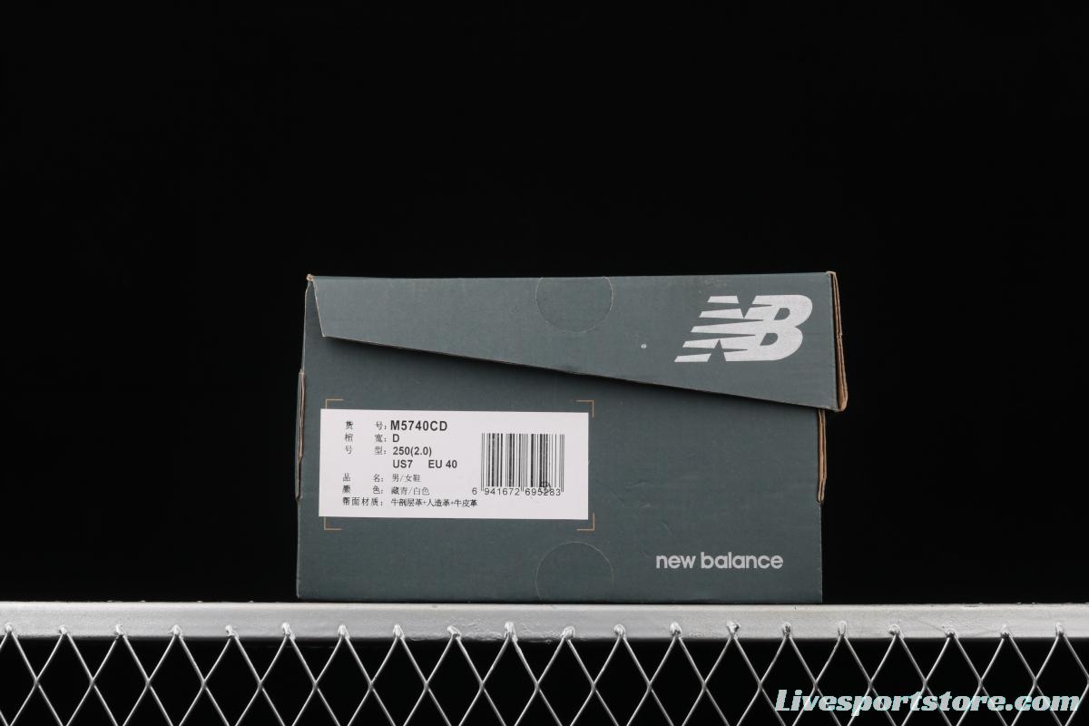 New Balance NB5740 series retro leisure jogging shoes M5740CD