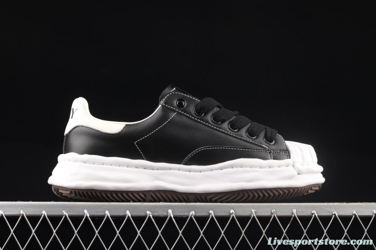 MMY/Maison MIHARA YASUHIRO Wayne Original Sole Leather Low Sneaker Japanese Conceptual Fashion designer Mihara Kangyu brand shell front page deformed retro dissolved snow cake bottom