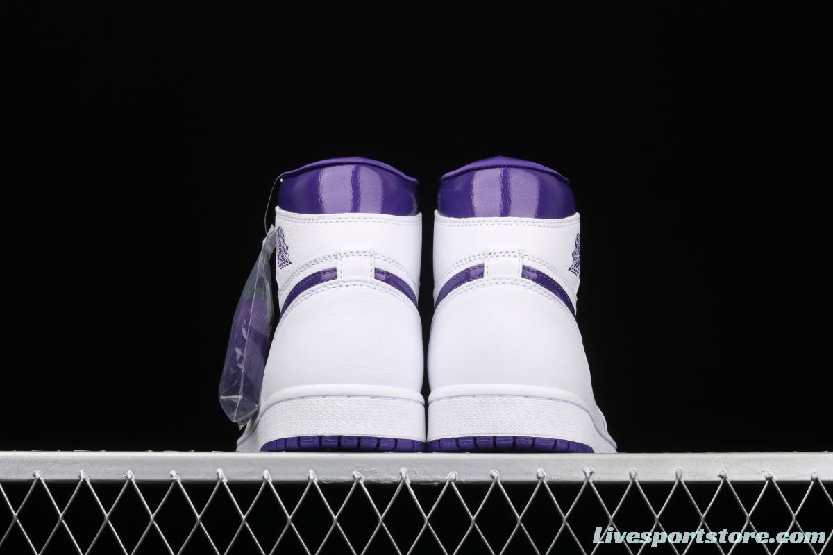 Air Jordan 1 High OG Court Purple White and Purple CD0461-151