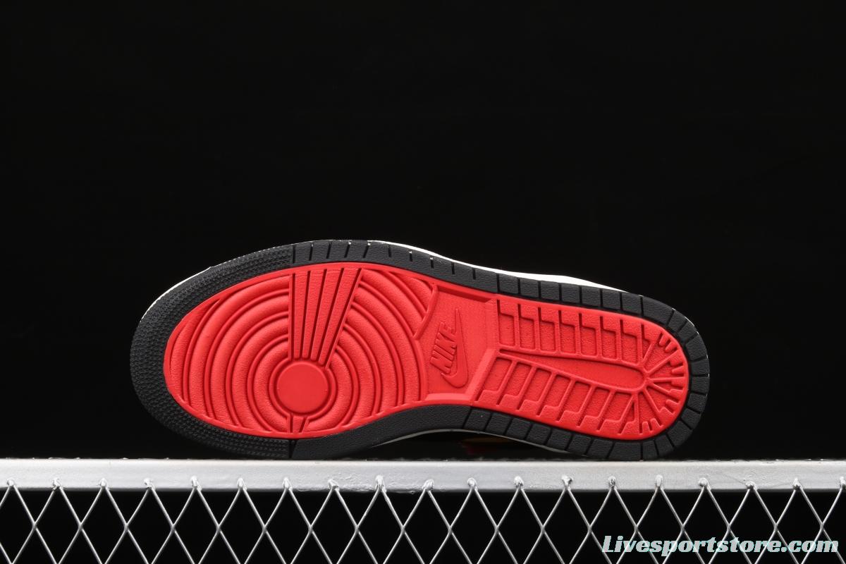 Air Jordan 1 Zoom CMFT AJ Black, Red, Yellow, CT0978-006