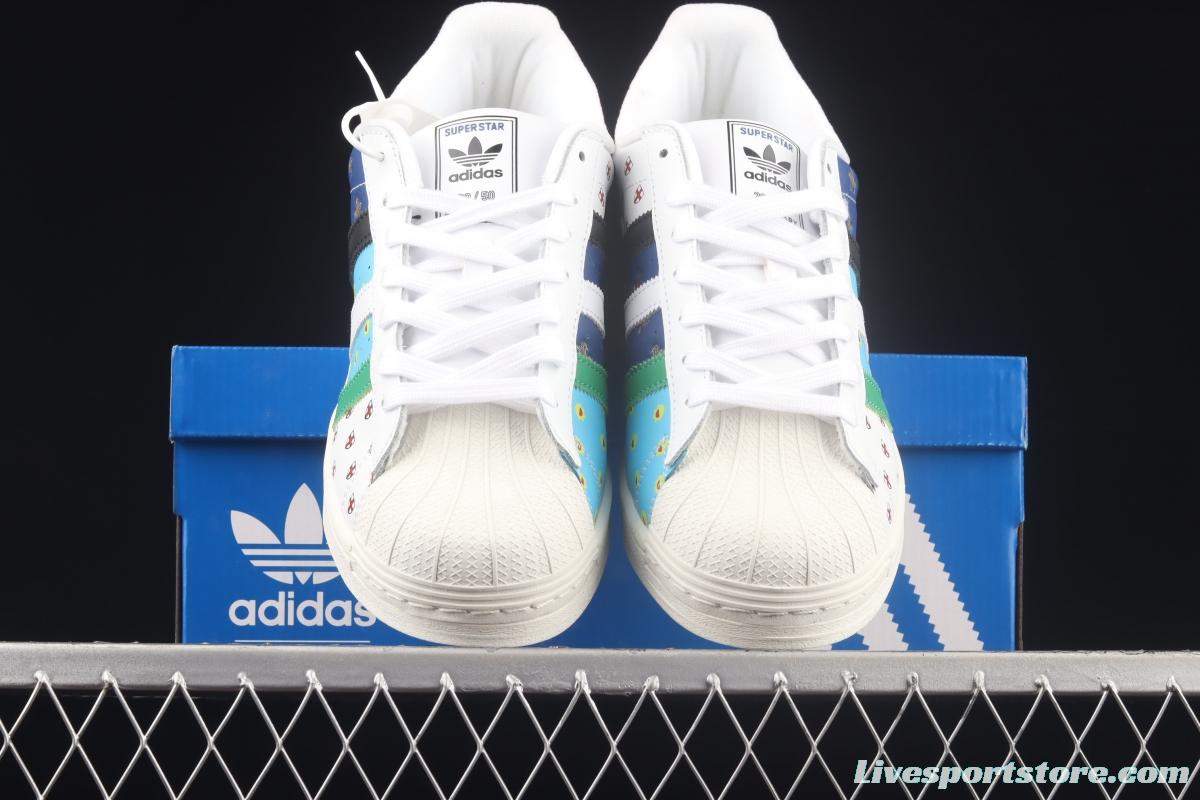 Adidas Originals Superstar FX7175 50th Anniversary Limited City Series Shell head Leisure Board shoes