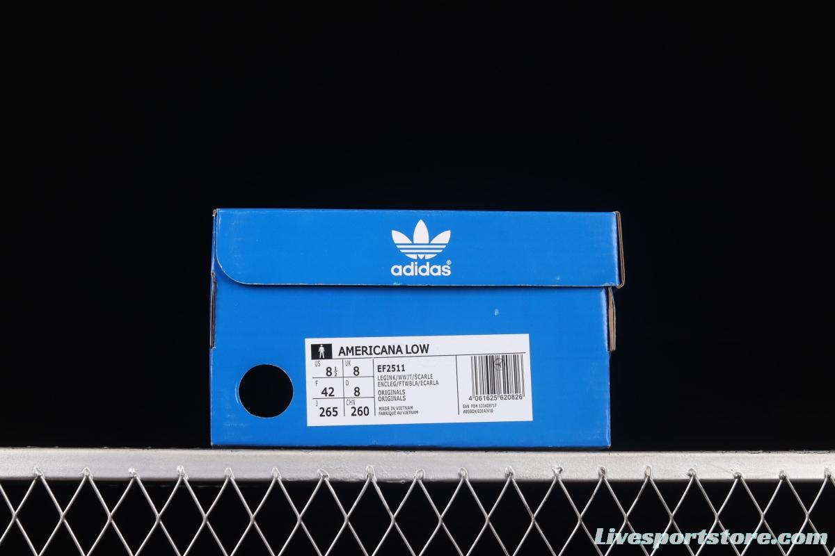 Adidas Originals Americana low EF2511 clover breathable fabric face campus wind low upper board shoes