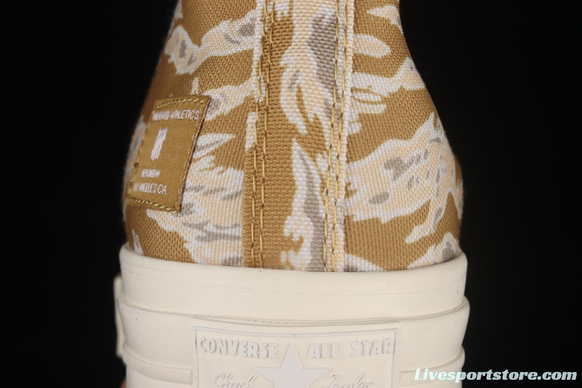 UNDEFEATED x Converse Half Chuck 70 Mid year of the Tiger pattern limited high-top casual board shoes 172396C