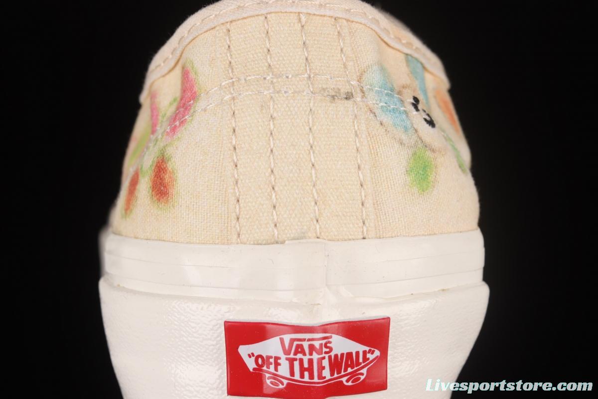 Sandy Liang x Vans Authentic 44 DX joint style young women's style fashion leisure board shoes VN000QERBLF