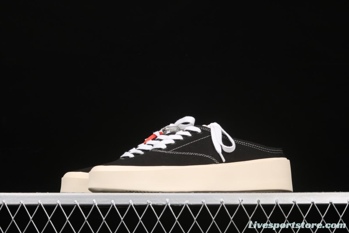 Fear Of God breathable canvas trend leisure half drag black and white color matching