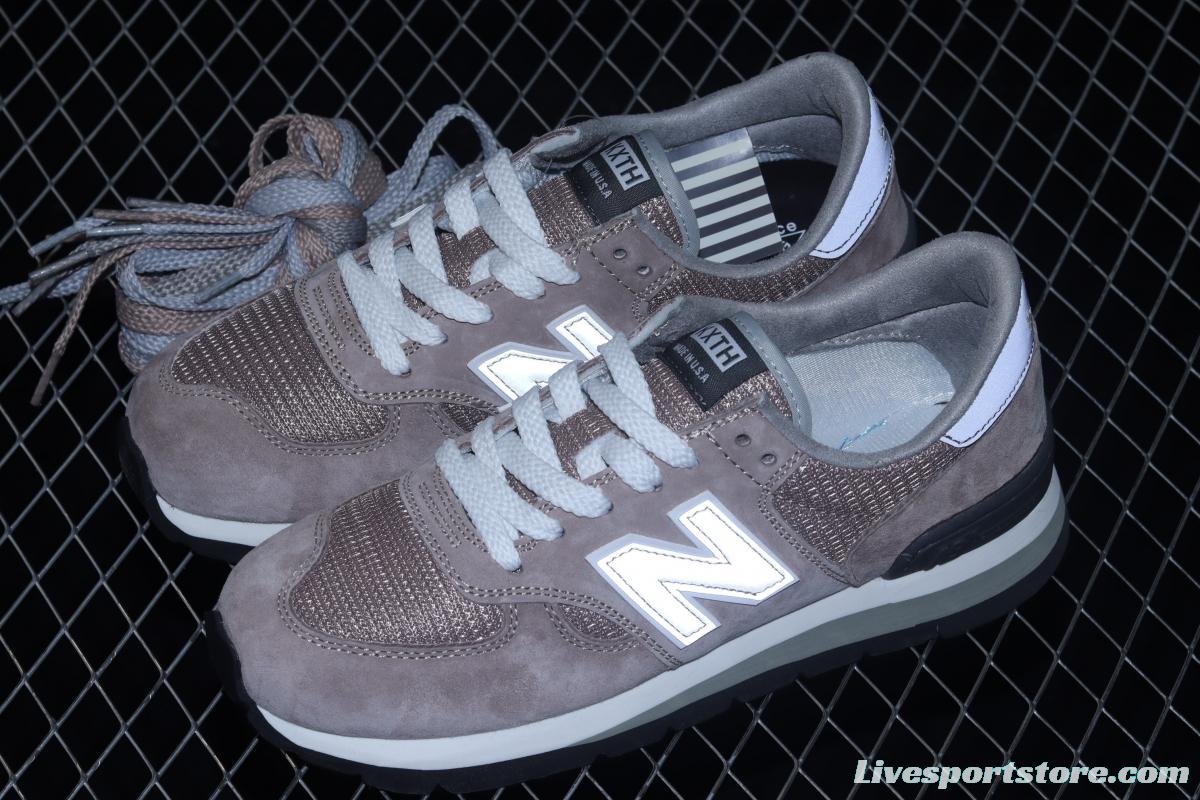 Kxth x New Balance New Bailun 990 Series Joint style retro Leisure running shoes M990KT1