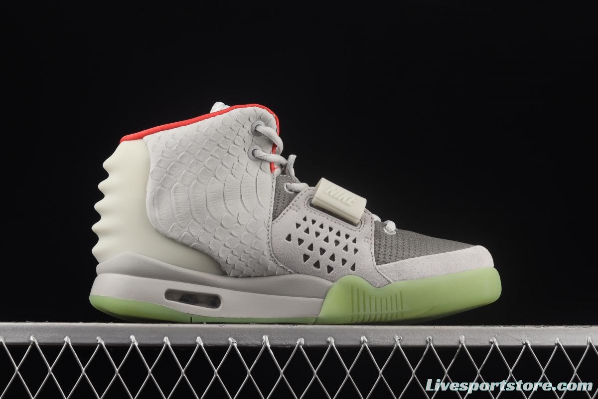 NIKE Yeezy 2 NRG Kanye West Limited Edition Grey Coconut Kanye shoes 508214-010