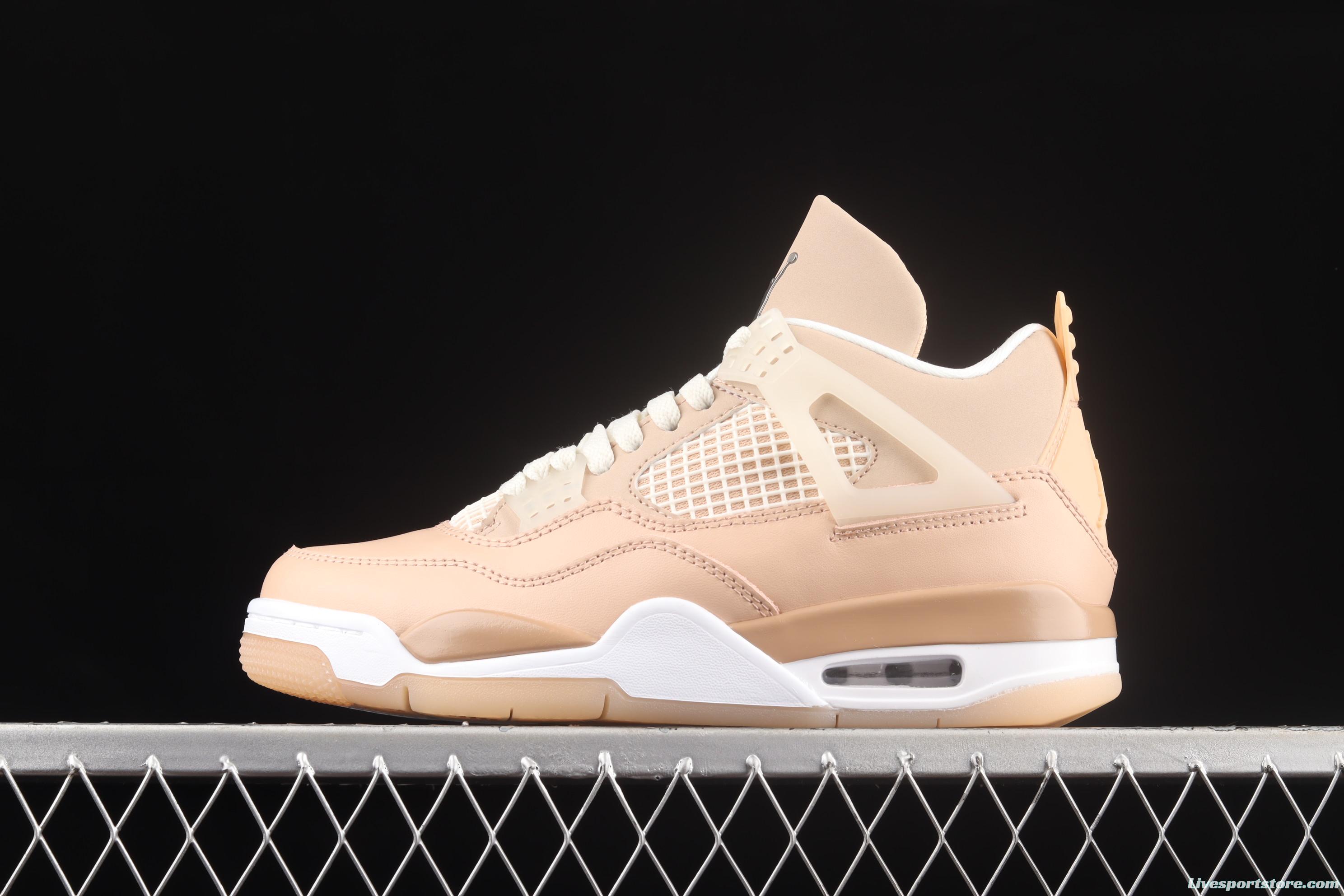 Air Jordan 4 Shimmer khaki light color DJ0675-200