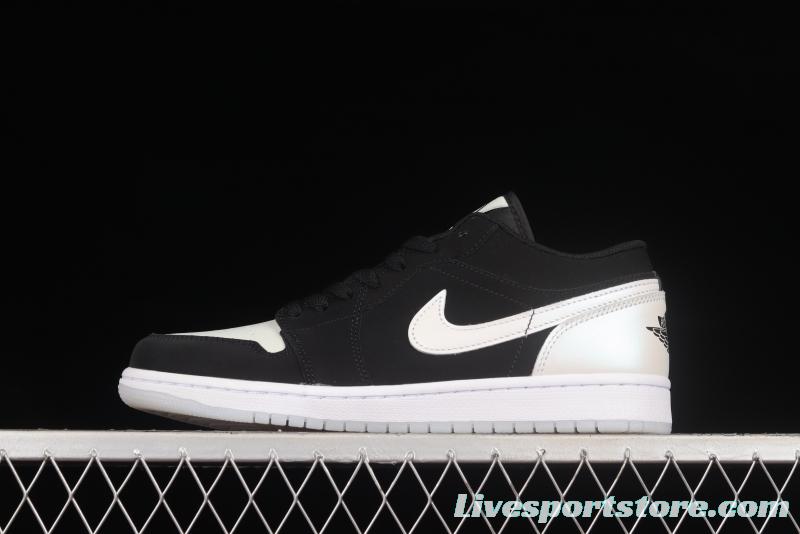 Air Jordan 1 Black and White Laser Low Top Retro Culture Basketball Shoes DH6931-001