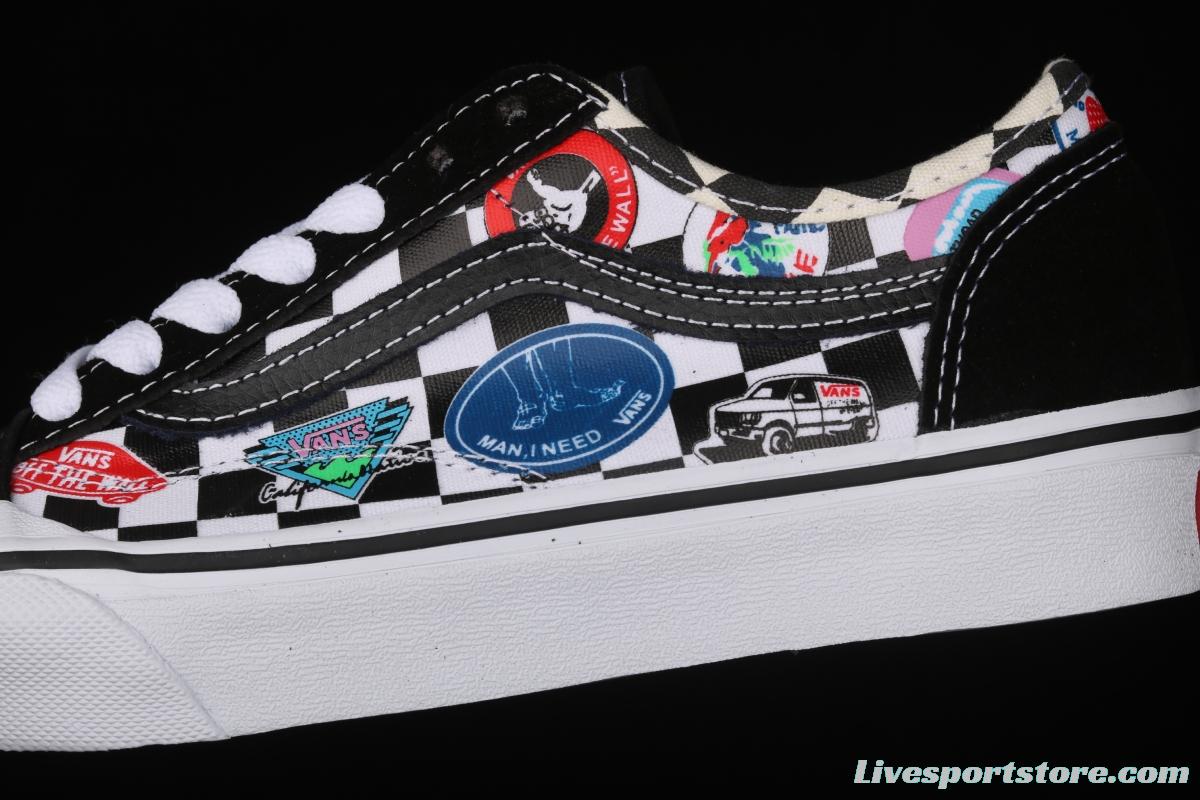 Vans Style 36 Cecon SF Vance color Logo printed low-top casual board shoes VN0A3MVL3P0