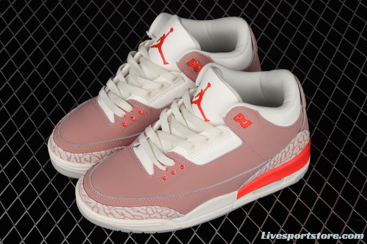 Air Jordan 3 Retro Rust PiNIKE AJ3 Joe 3 peach CK9246-600