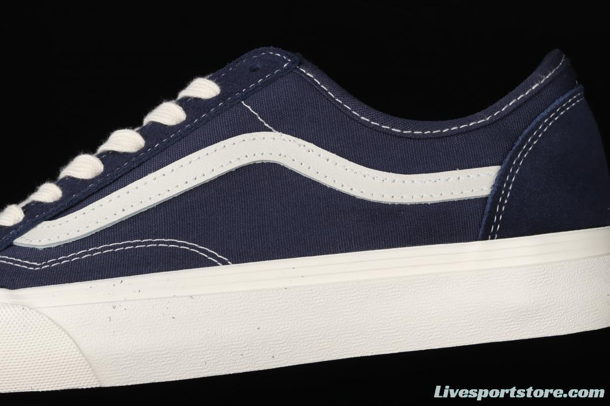 Vans Style 36 Cecon SF PEACEMINUSONE Baotou Tibetan Blue Leisure Board shoes * Whale low top casual shoes VN0A3MVLUBA