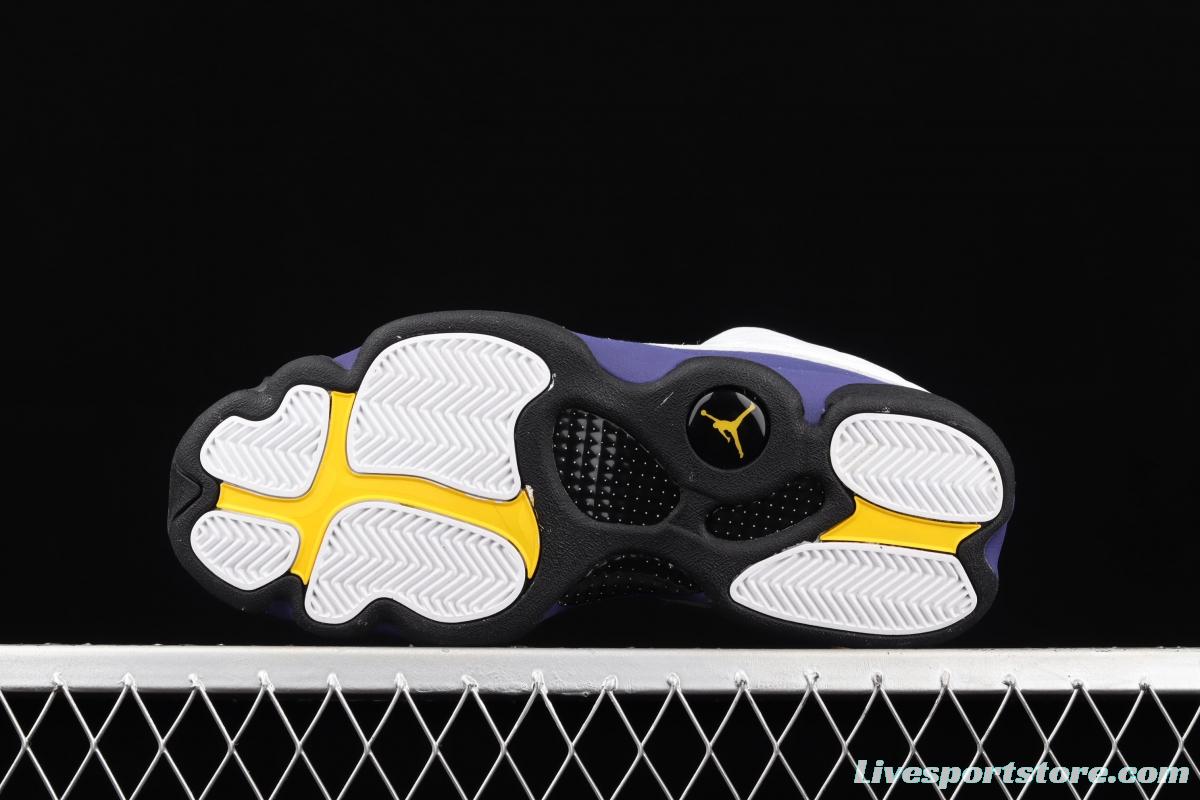 Air Jordan 13 Retro 3 White and purple 414571-105