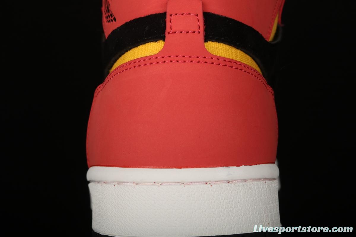 Air Jordan 1 Zoom CMFT AJ Black, Red, Yellow, CT0978-006