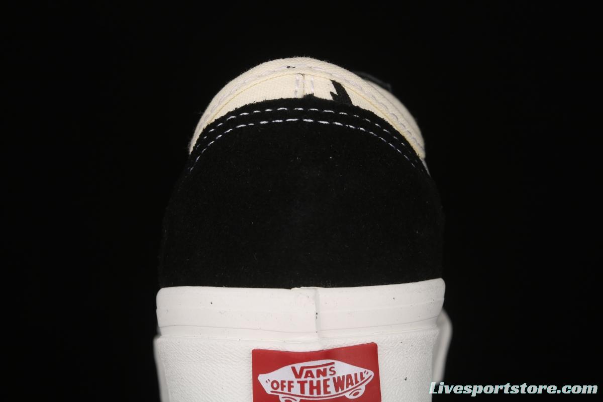 Vans Style 36 Cecon SF PEACEMINUSONE Baotou killer whale white print black maple leaf low-top board shoes VN0A3MVLK0A