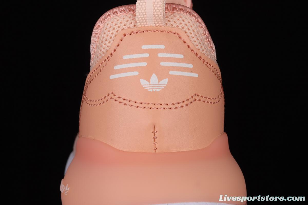 Kids Adidas ZX 2K FW2361 clover is light and breathable in summer Kids