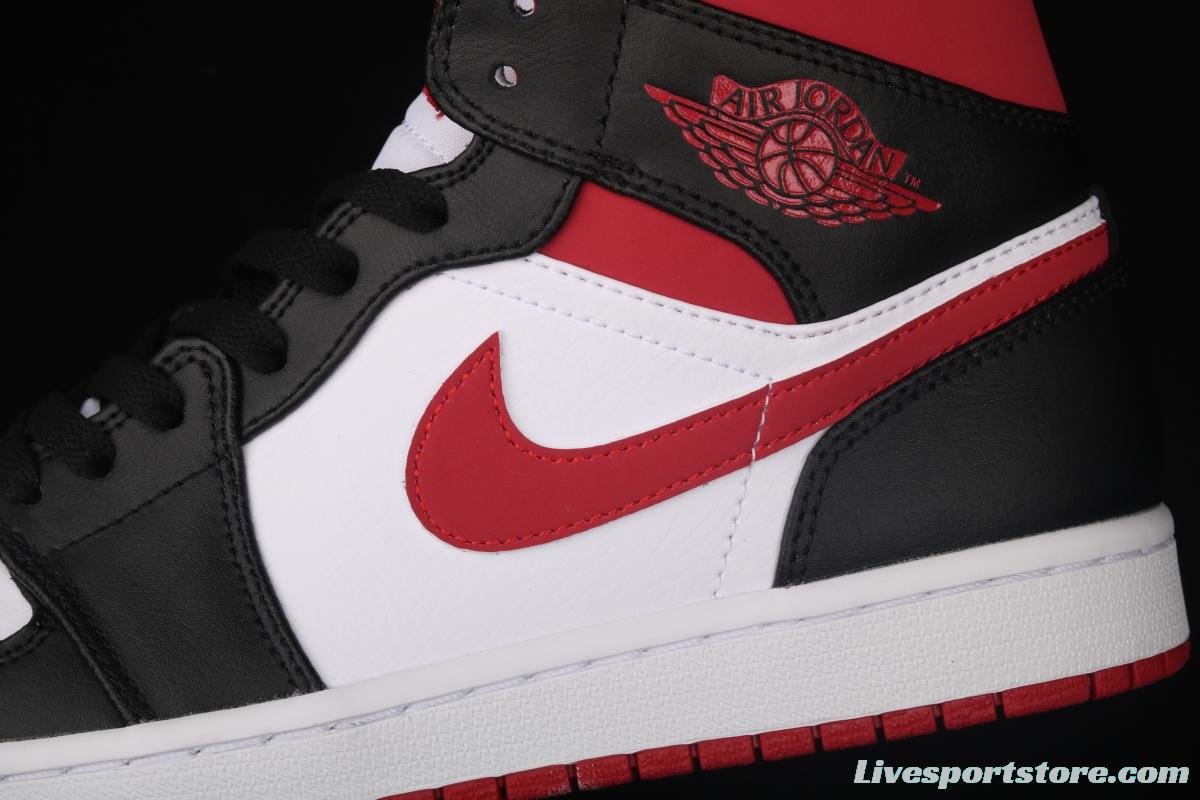 Air Jordan 1 Mid SE black, white and red 554724-122