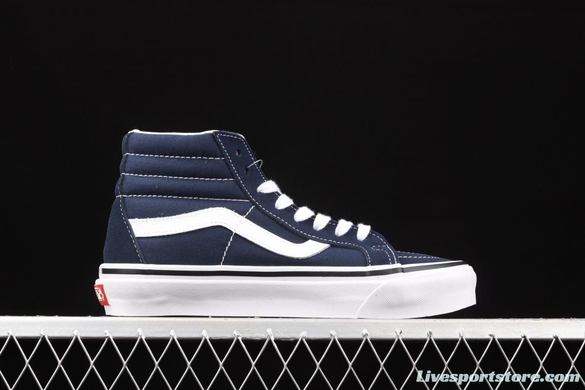 Vans Sk8-Hi Lx Anaheim dark blue high-top sports board shoes VN0A38GF9GK