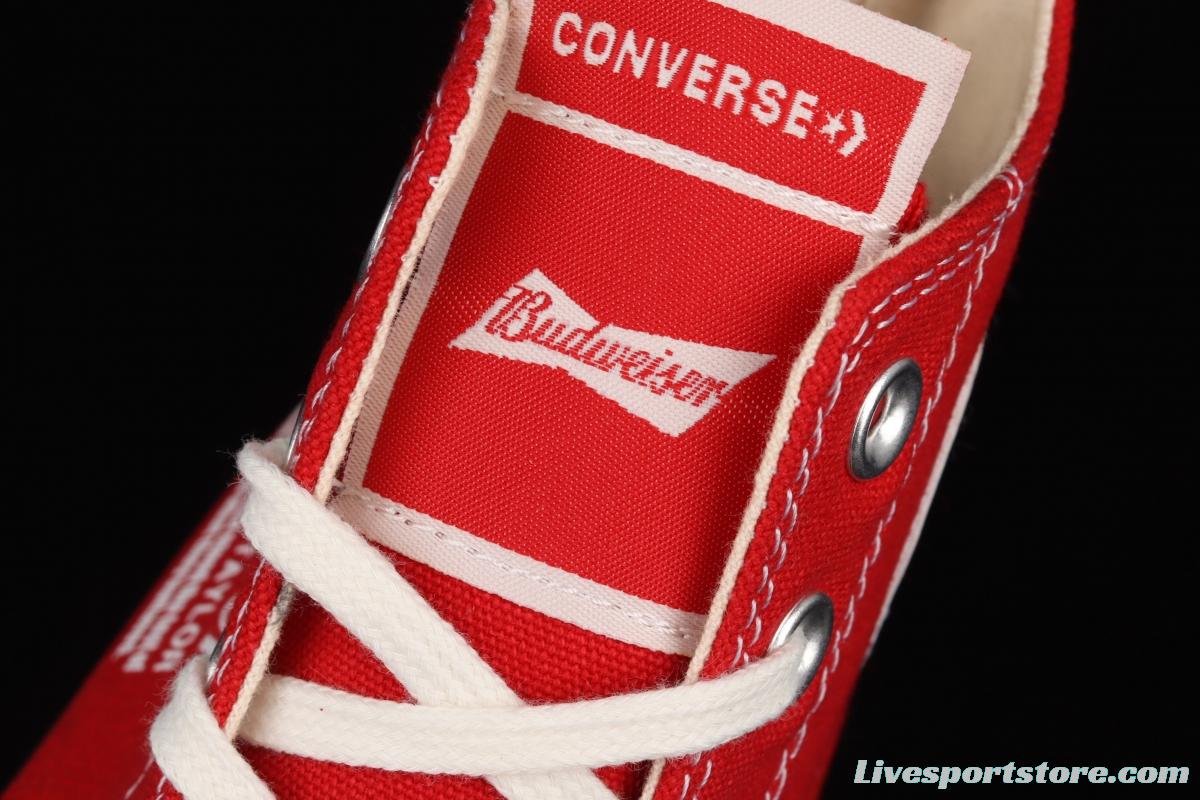 Budweiser x Converse Chuck 70 co-signed Budweiser limited edition couple canvas shoes M9697