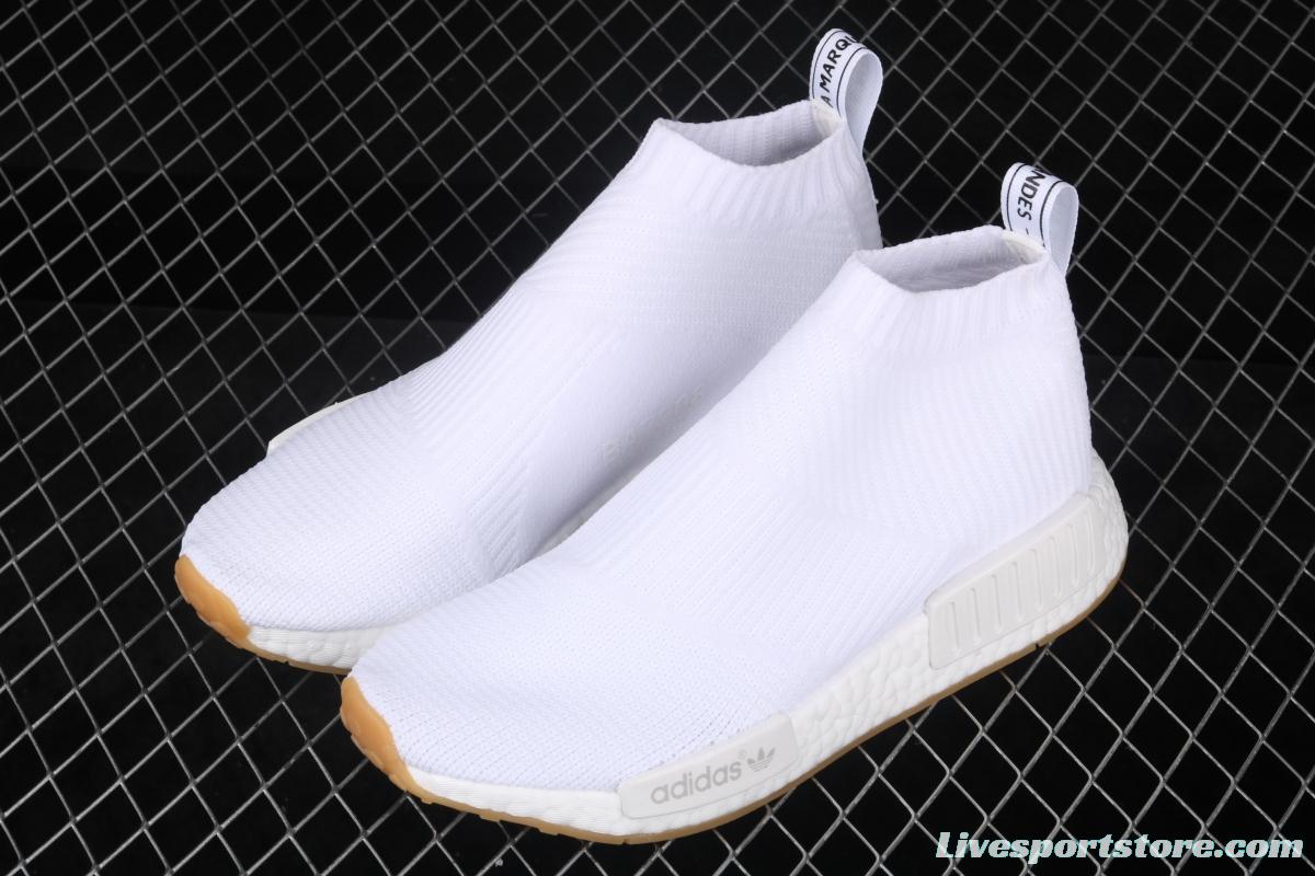 Adidas NMD CS1 competes for All White BA7208 stretch knitted sock shoes