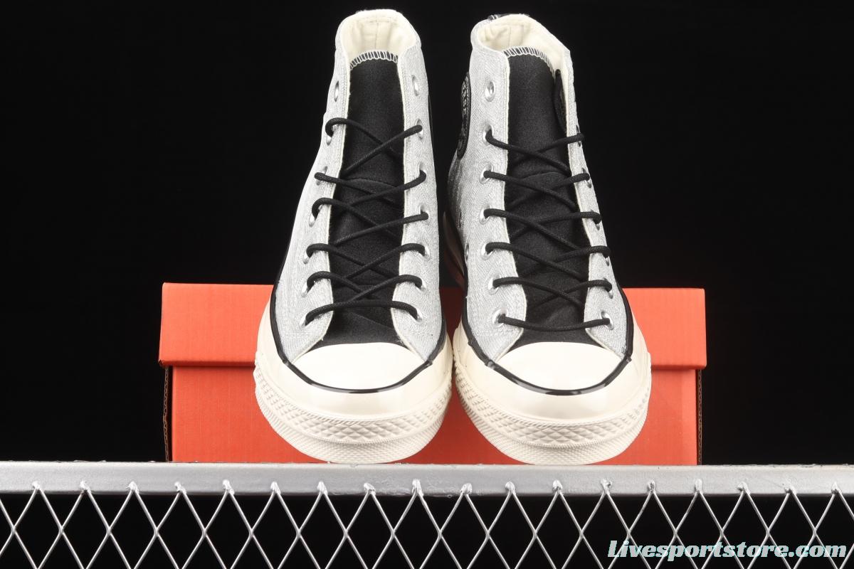 Converse Chuck Taylor All Star Converse silver flash high top casual board shoes 572038C