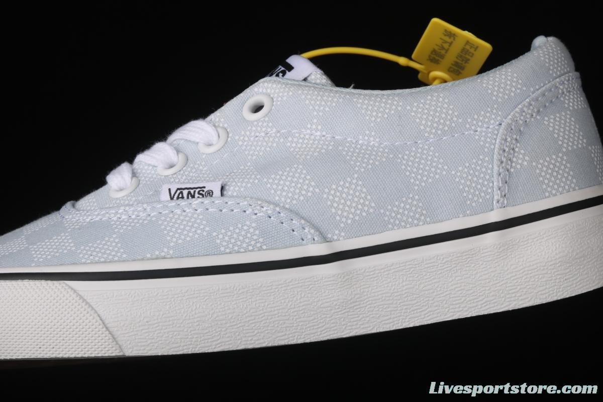 Vans Doheny Era Milk Blue Checkerboard online Celebrity shoes VN0A3MVZ3QN