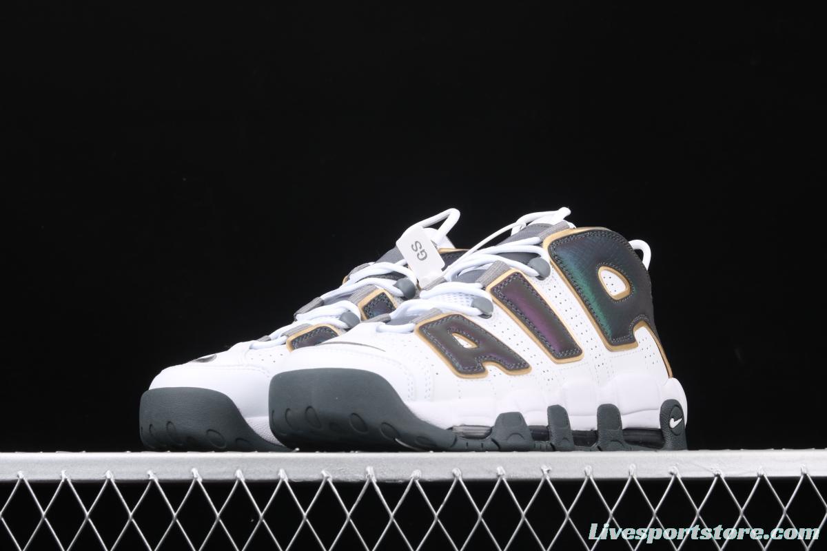 NIKE Air More Uptempo 96 QS Pippen Primary Series Classic High Street Leisure Sports Culture Basketball shoes CQ4583-100