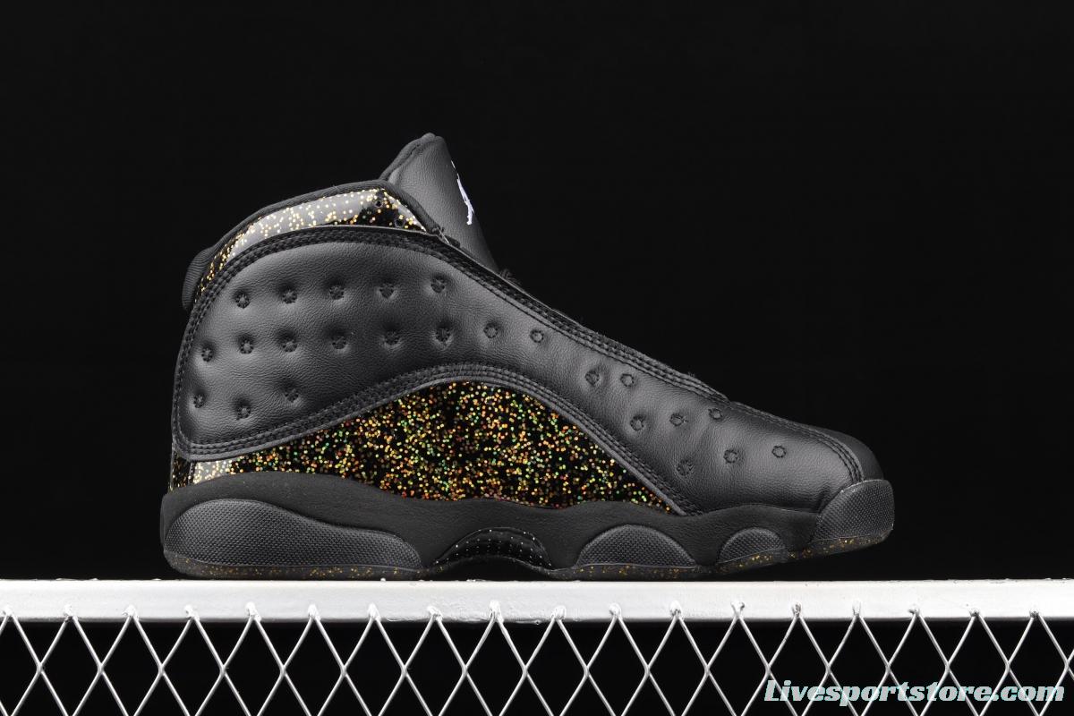 Air Jordan 13 GS Black Gold 3 3 Black Star DC9443-007