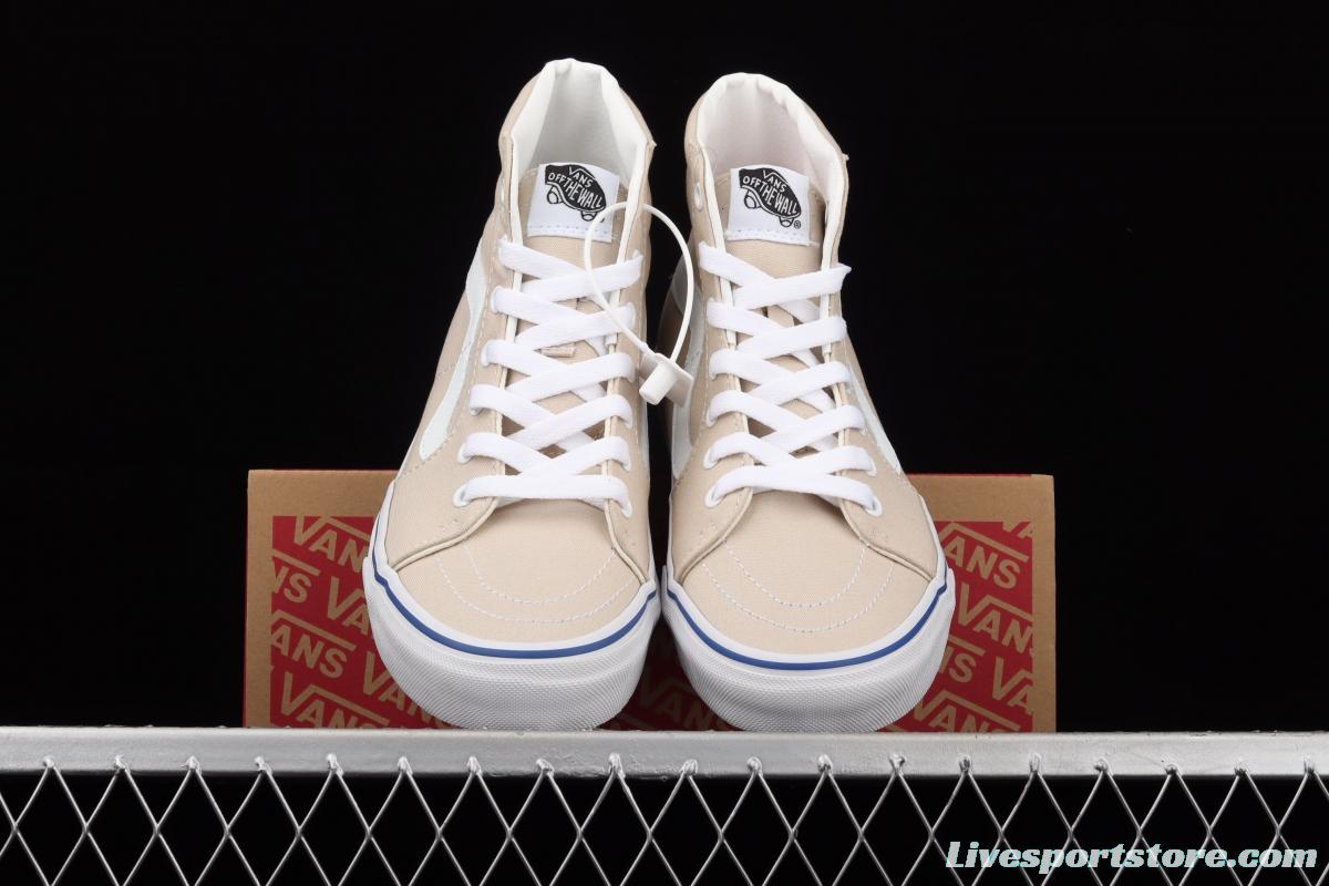 Vans Sk8-Hi Authentic beige canvas high upper shoes VN0A4RWY2WT