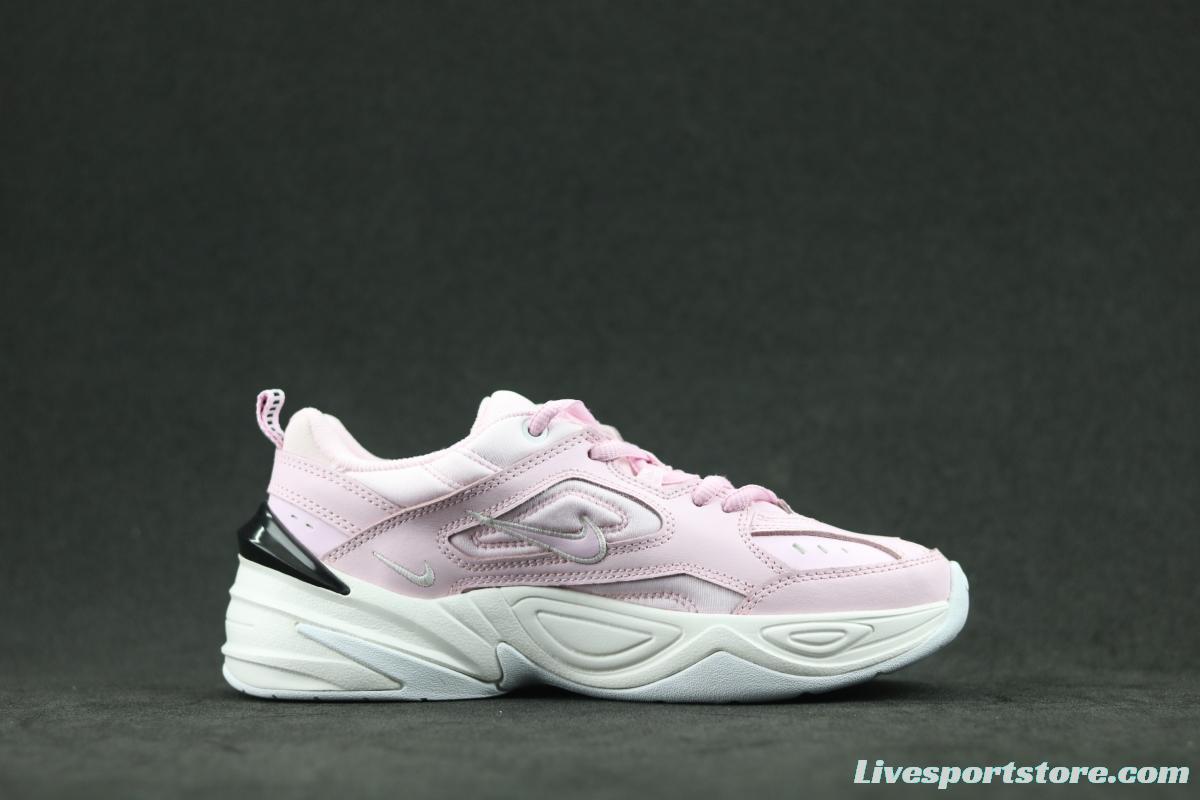 NIKE M2K Tekno pink and white color retro sports daddy shoes AO3108-600