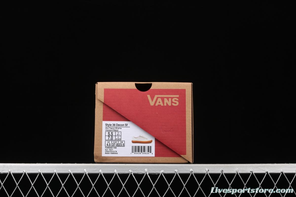 Vans Style 36 Decon SF ecological and environmental protection series low-top casual board shoes VN0A5HYR9GZ